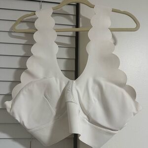 White Scalloped Bralette